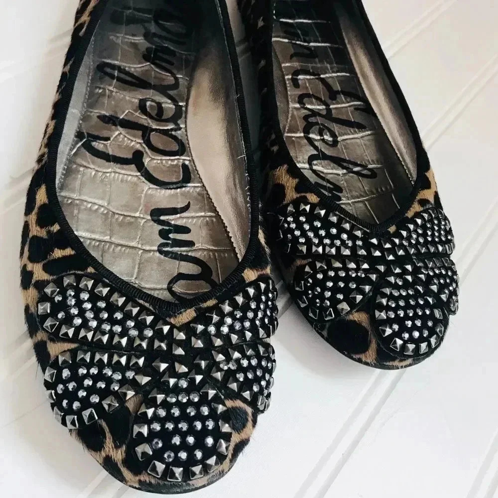 Sam Edelman Leopard Flats - Picture 5 of 8